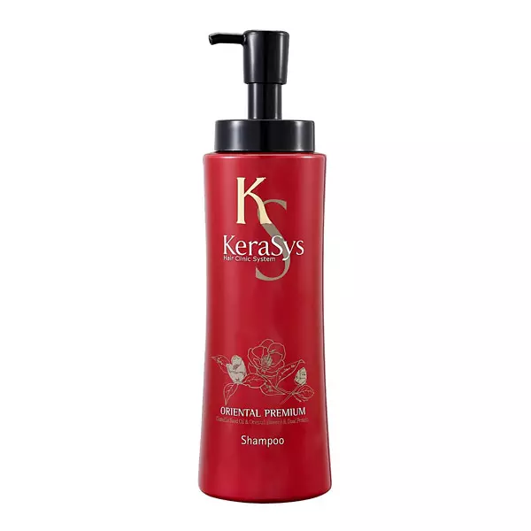 Шампунь для волос с маслом камелии и кератином Kerasys Oriental Premium Shampoo